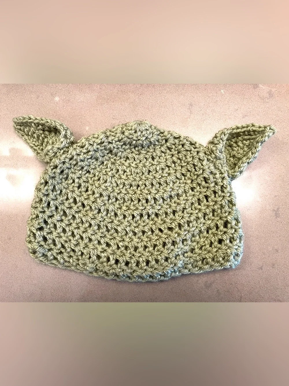 Yoda Knit Beanie - Yoda Costume Accessory